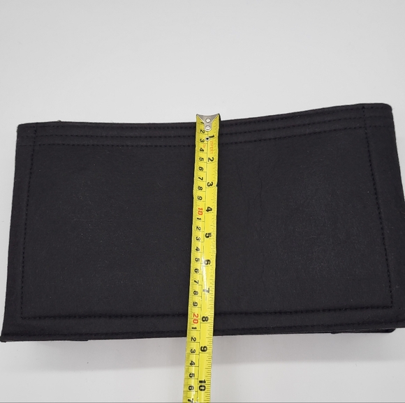 Premium Felt Black XX-Large Handbag Insert Organizer for Totes - Picture 12 of 13